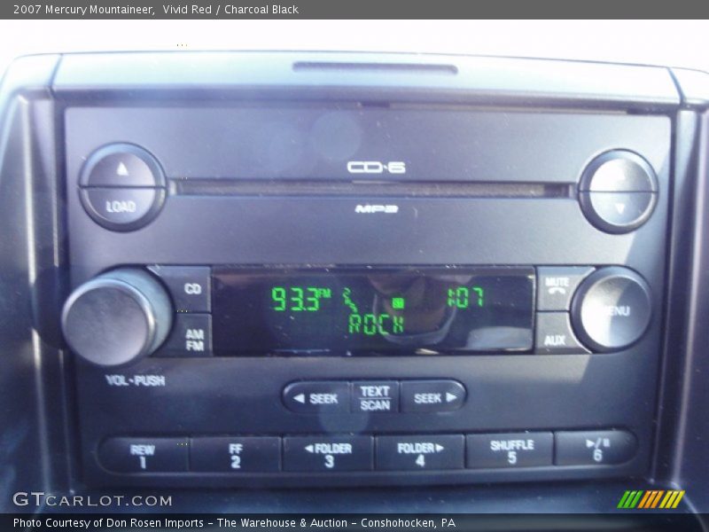 Vivid Red / Charcoal Black 2007 Mercury Mountaineer