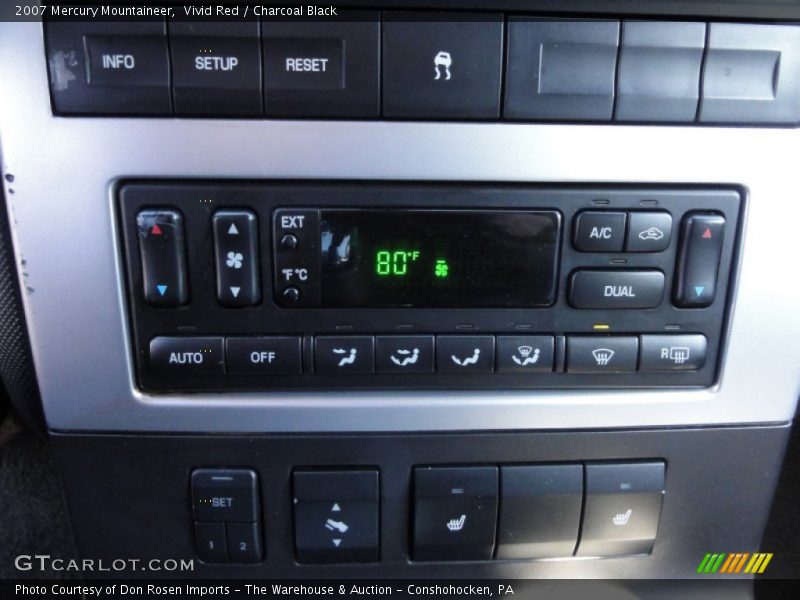 Vivid Red / Charcoal Black 2007 Mercury Mountaineer
