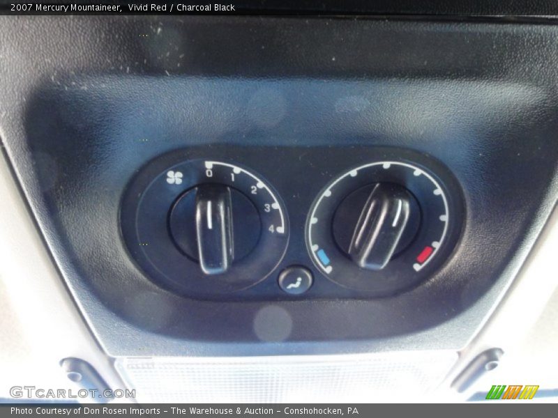 Vivid Red / Charcoal Black 2007 Mercury Mountaineer