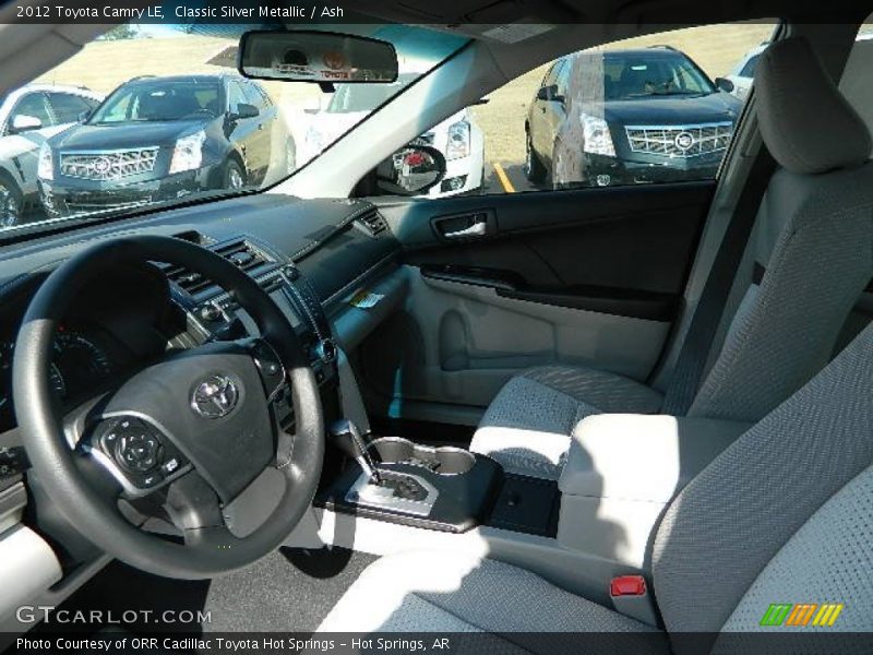 Classic Silver Metallic / Ash 2012 Toyota Camry LE