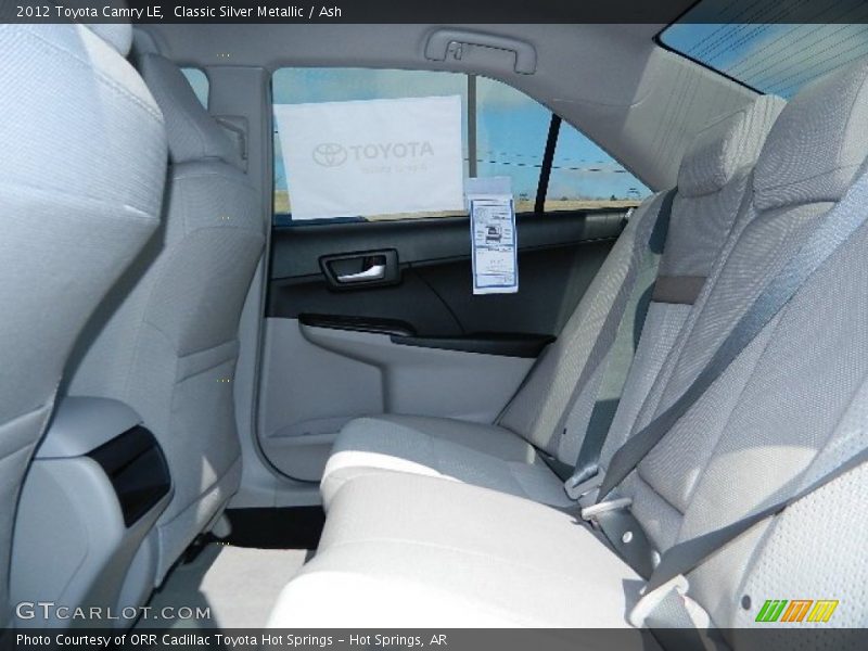 Classic Silver Metallic / Ash 2012 Toyota Camry LE