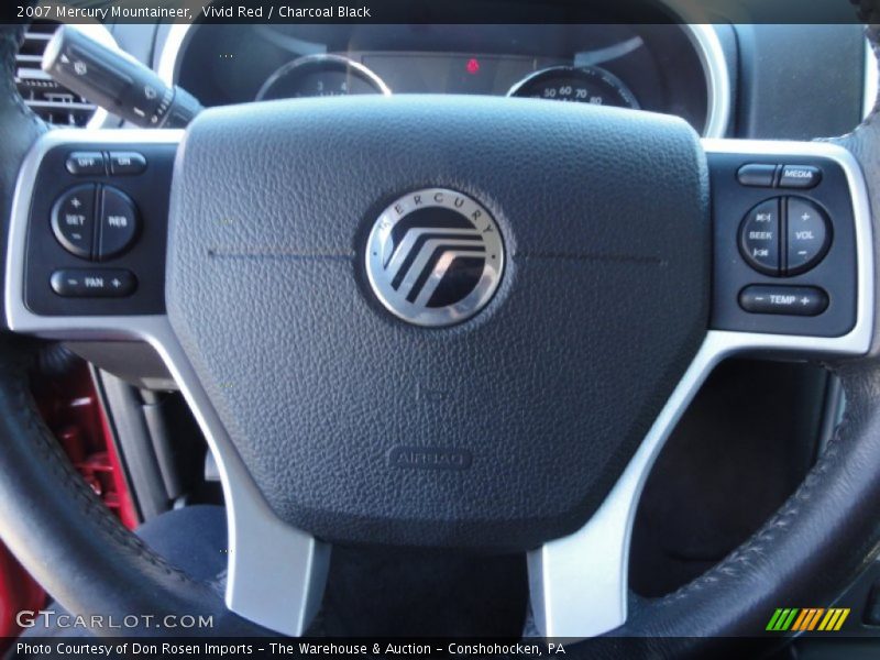 Vivid Red / Charcoal Black 2007 Mercury Mountaineer