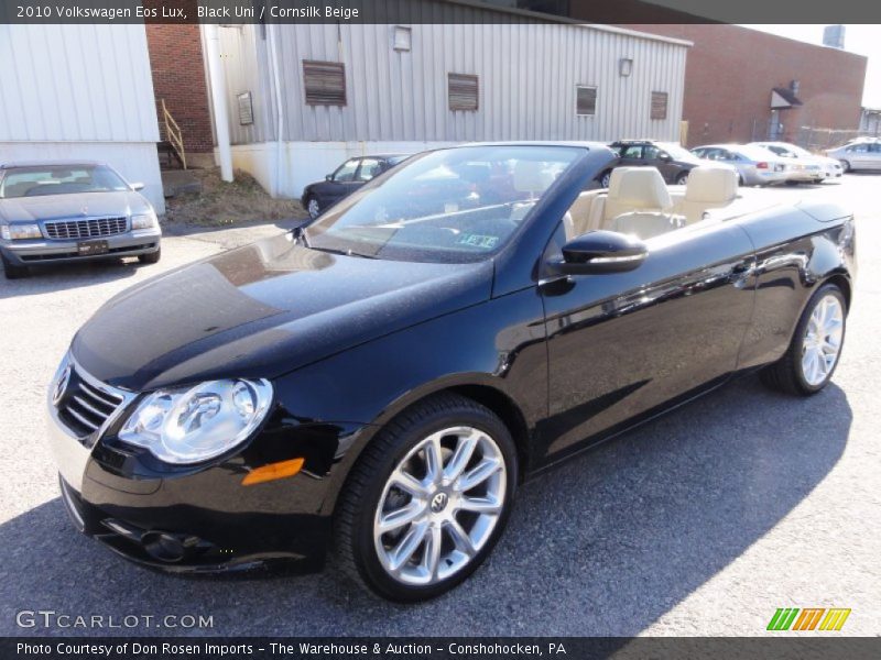 Black Uni / Cornsilk Beige 2010 Volkswagen Eos Lux