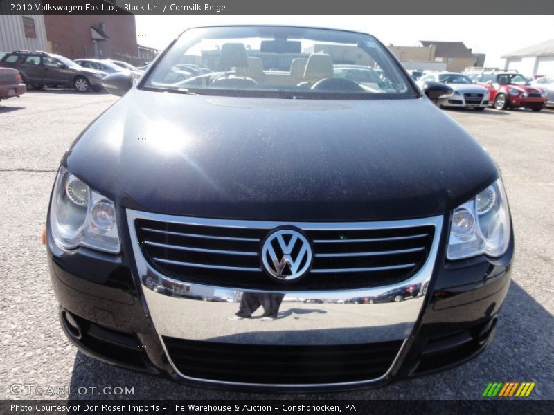 Black Uni / Cornsilk Beige 2010 Volkswagen Eos Lux