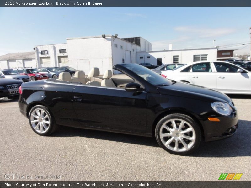 Black Uni / Cornsilk Beige 2010 Volkswagen Eos Lux
