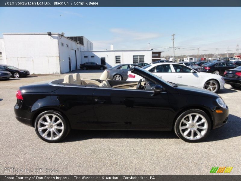 Black Uni / Cornsilk Beige 2010 Volkswagen Eos Lux