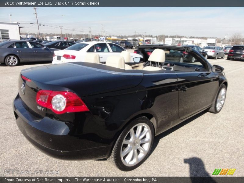 Black Uni / Cornsilk Beige 2010 Volkswagen Eos Lux