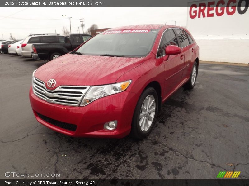 Barcelona Red Metallic / Ivory 2009 Toyota Venza I4
