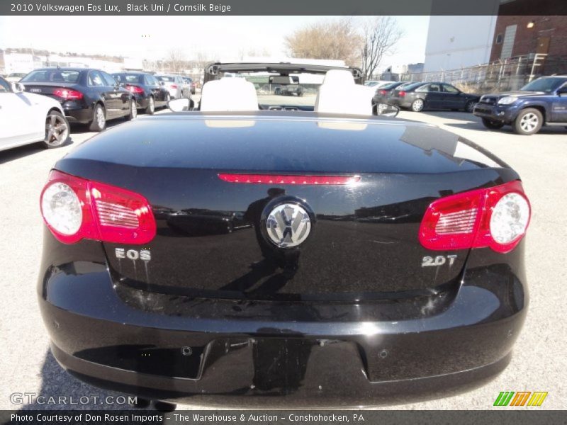 Black Uni / Cornsilk Beige 2010 Volkswagen Eos Lux