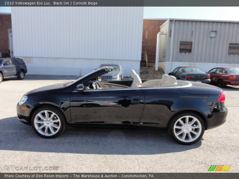 Black Uni / Cornsilk Beige 2010 Volkswagen Eos Lux
