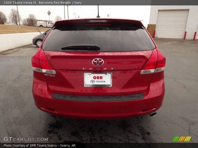 Barcelona Red Metallic / Ivory 2009 Toyota Venza I4