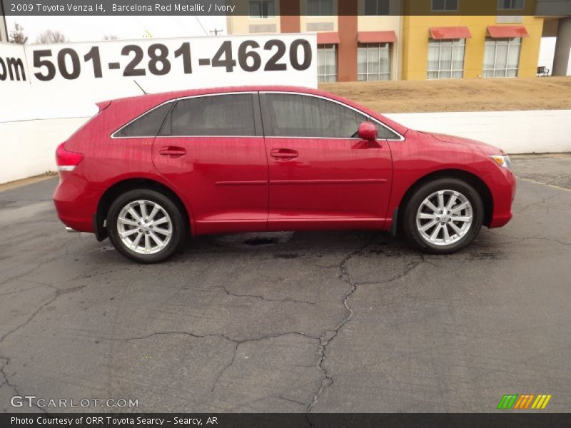 Barcelona Red Metallic / Ivory 2009 Toyota Venza I4