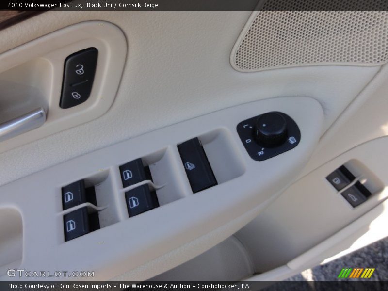 Black Uni / Cornsilk Beige 2010 Volkswagen Eos Lux