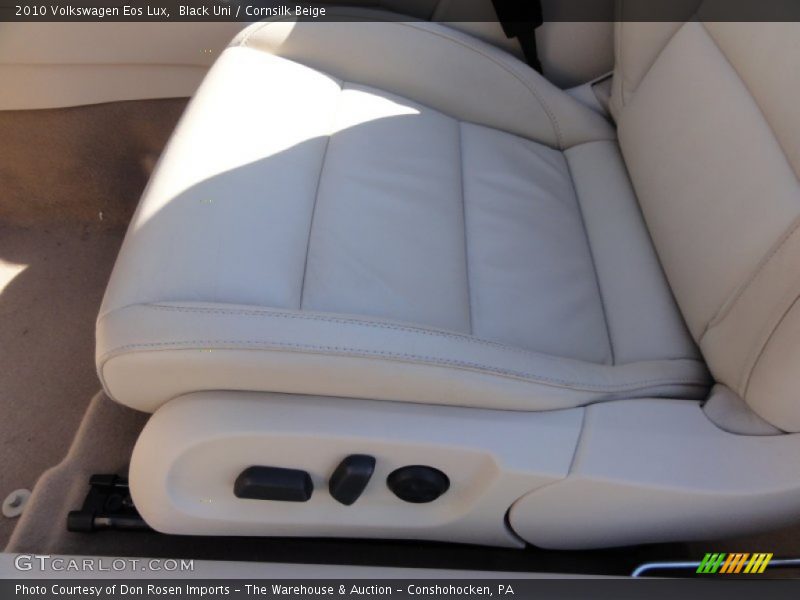 Black Uni / Cornsilk Beige 2010 Volkswagen Eos Lux