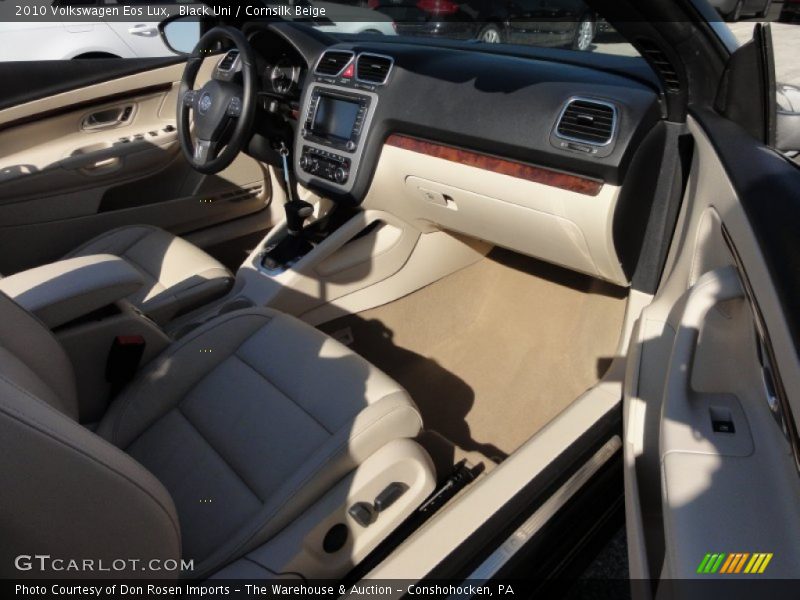 Black Uni / Cornsilk Beige 2010 Volkswagen Eos Lux