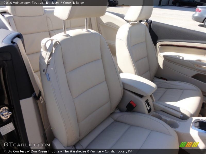 Black Uni / Cornsilk Beige 2010 Volkswagen Eos Lux