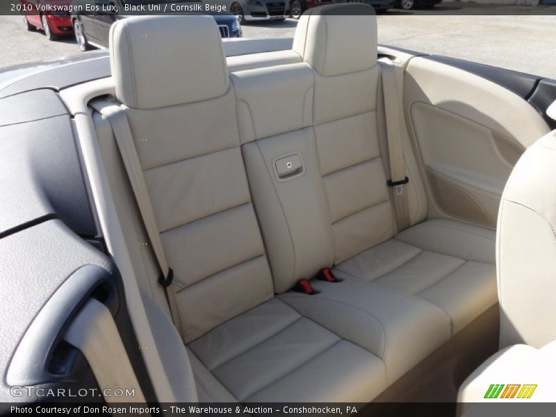 Black Uni / Cornsilk Beige 2010 Volkswagen Eos Lux