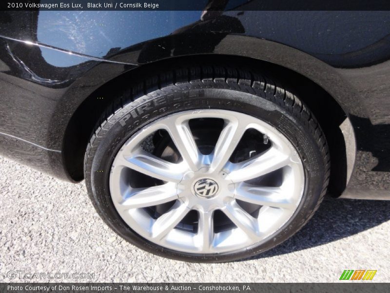 Black Uni / Cornsilk Beige 2010 Volkswagen Eos Lux