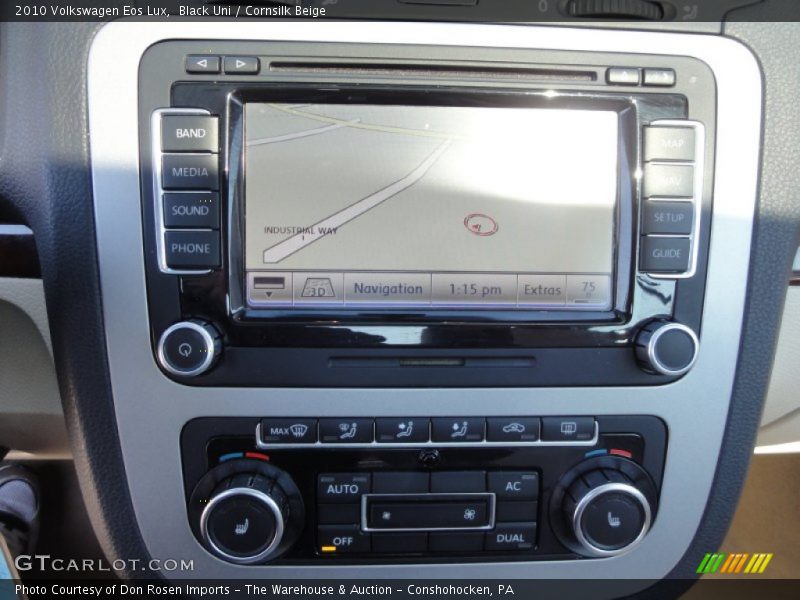 Black Uni / Cornsilk Beige 2010 Volkswagen Eos Lux