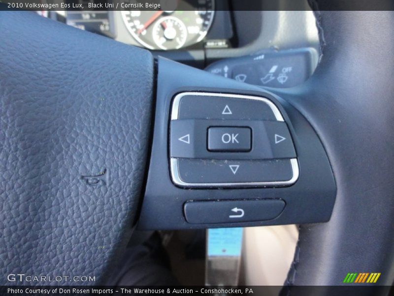 Black Uni / Cornsilk Beige 2010 Volkswagen Eos Lux