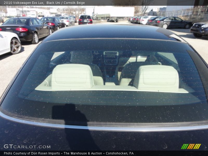 Black Uni / Cornsilk Beige 2010 Volkswagen Eos Lux