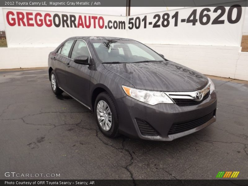 Magnetic Gray Metallic / Ash 2012 Toyota Camry LE