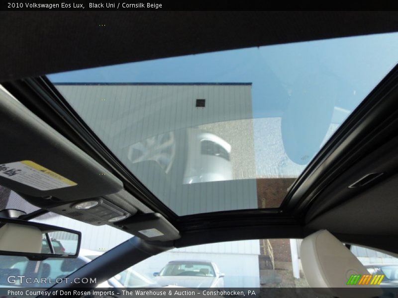 Black Uni / Cornsilk Beige 2010 Volkswagen Eos Lux