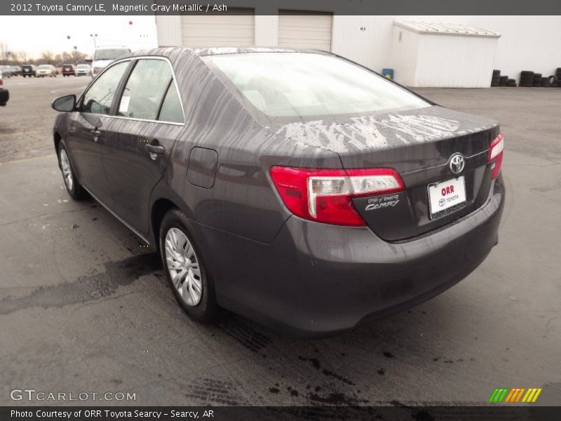 Magnetic Gray Metallic / Ash 2012 Toyota Camry LE