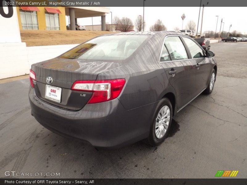 Magnetic Gray Metallic / Ash 2012 Toyota Camry LE