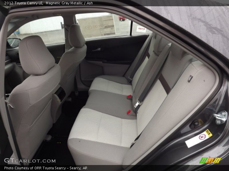 Magnetic Gray Metallic / Ash 2012 Toyota Camry LE