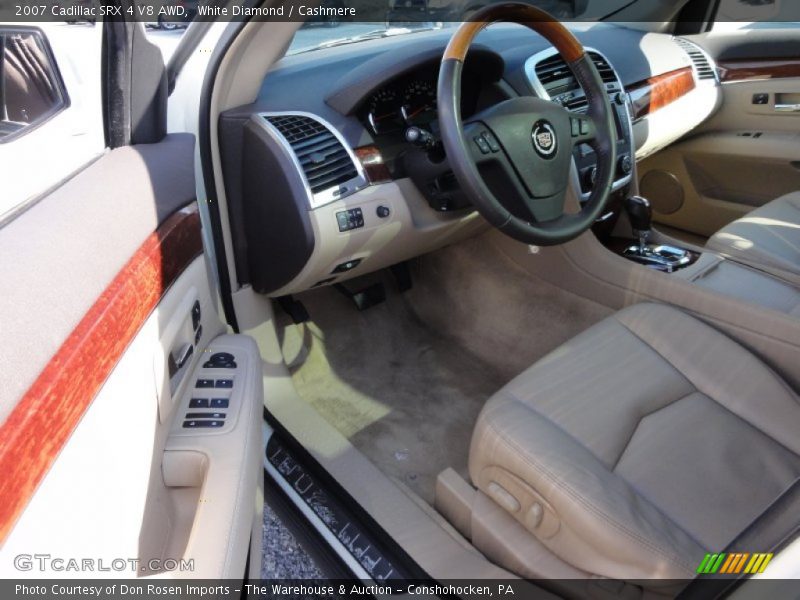 White Diamond / Cashmere 2007 Cadillac SRX 4 V8 AWD
