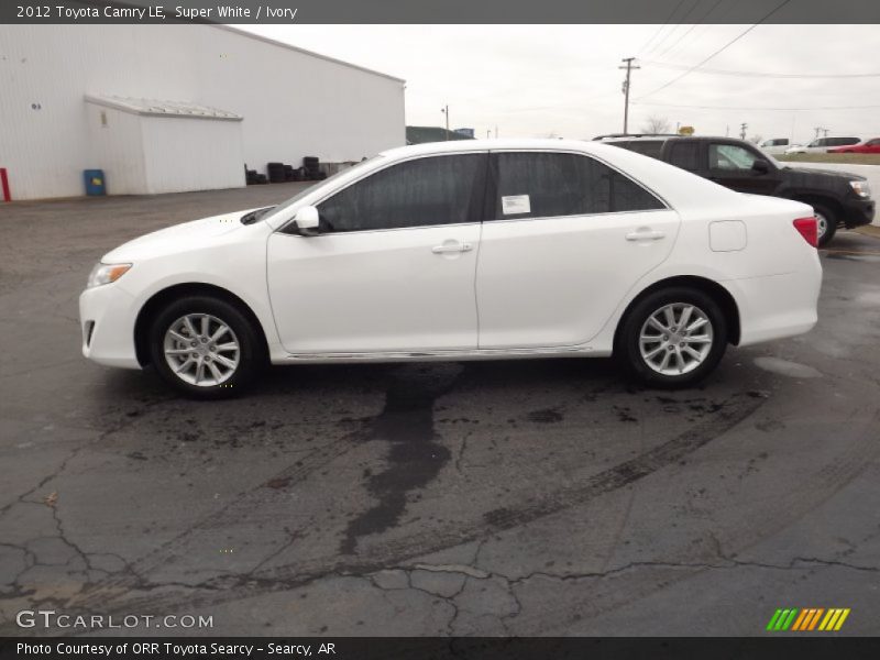 Super White / Ivory 2012 Toyota Camry LE