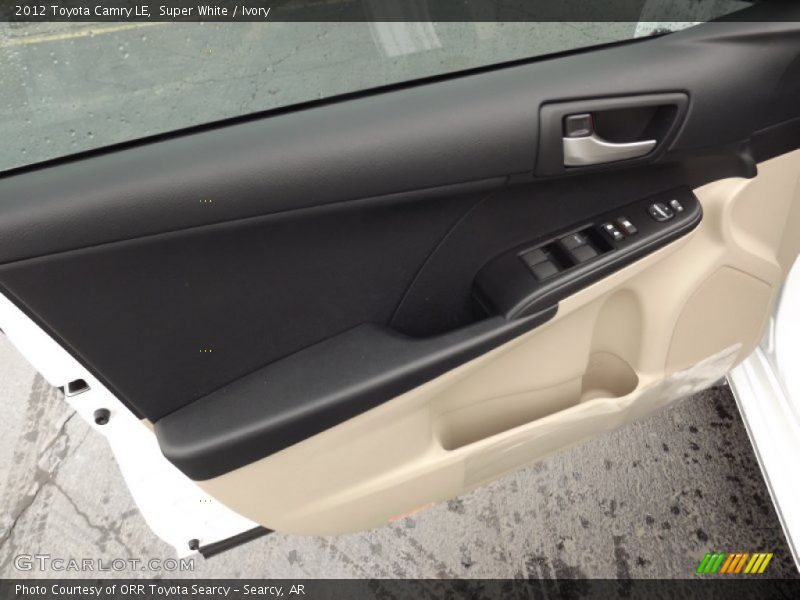 Super White / Ivory 2012 Toyota Camry LE