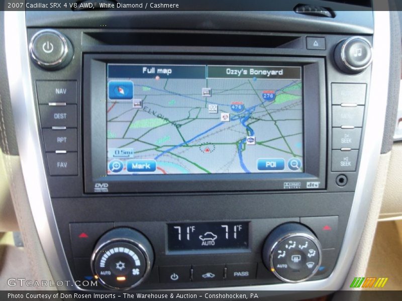 Navigation of 2007 SRX 4 V8 AWD