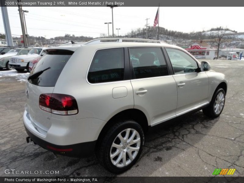 White Gold Metallic / Pure Beige 2008 Volkswagen Touareg 2 VR6