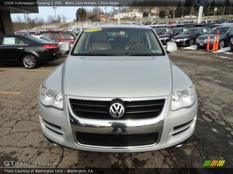 White Gold Metallic / Pure Beige 2008 Volkswagen Touareg 2 VR6