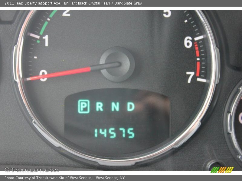 Brilliant Black Crystal Pearl / Dark Slate Gray 2011 Jeep Liberty Jet Sport 4x4