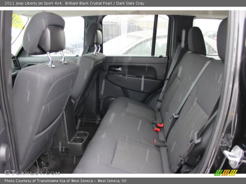 Brilliant Black Crystal Pearl / Dark Slate Gray 2011 Jeep Liberty Jet Sport 4x4
