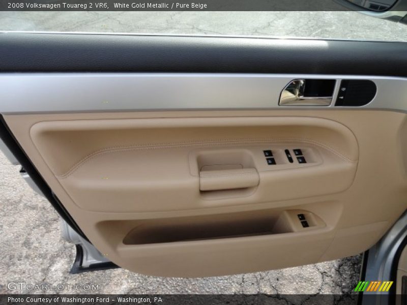 White Gold Metallic / Pure Beige 2008 Volkswagen Touareg 2 VR6