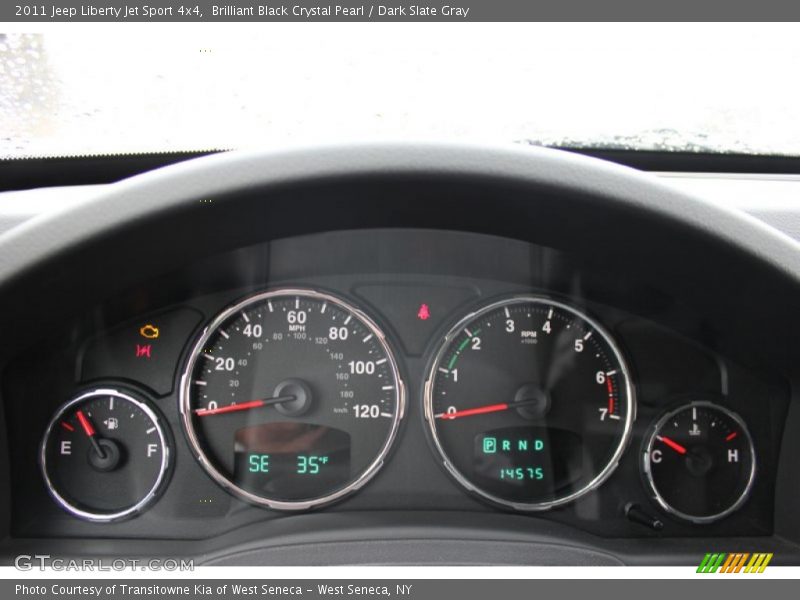 Brilliant Black Crystal Pearl / Dark Slate Gray 2011 Jeep Liberty Jet Sport 4x4