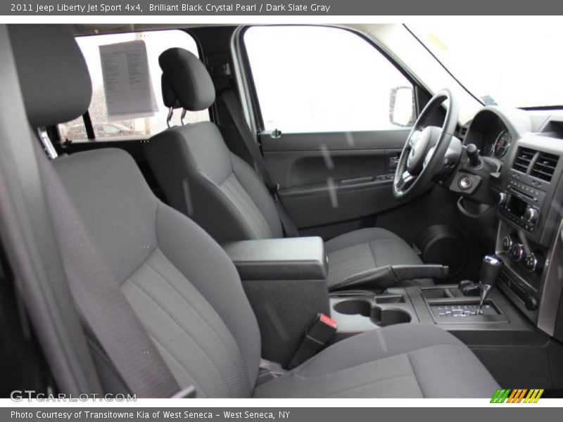 Brilliant Black Crystal Pearl / Dark Slate Gray 2011 Jeep Liberty Jet Sport 4x4
