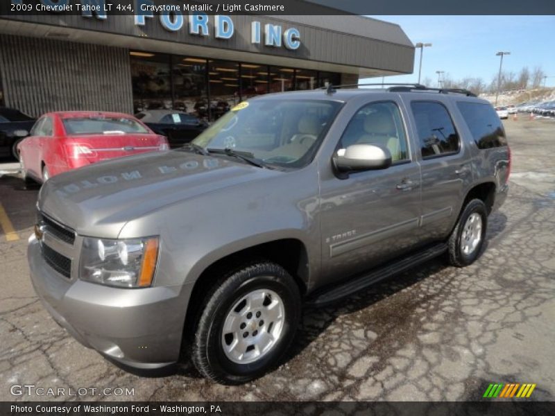 Graystone Metallic / Light Cashmere 2009 Chevrolet Tahoe LT 4x4