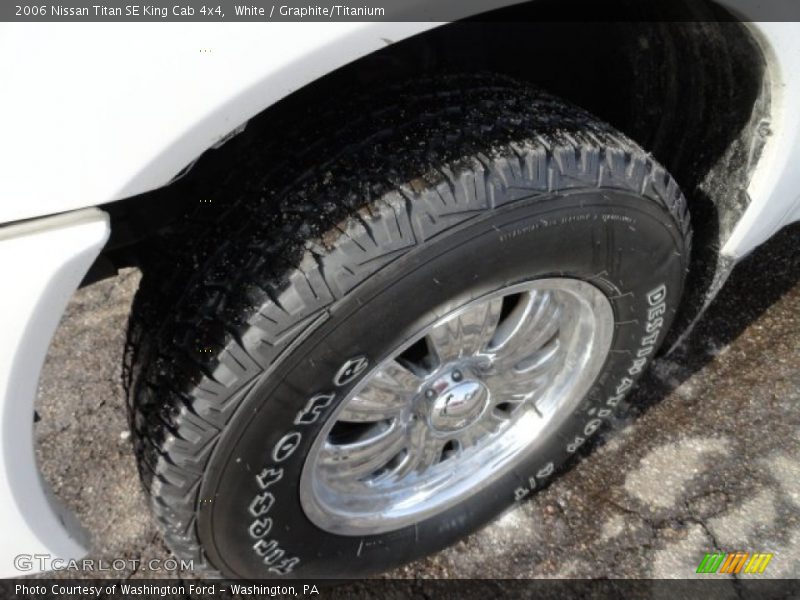 White / Graphite/Titanium 2006 Nissan Titan SE King Cab 4x4