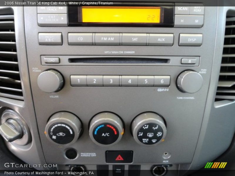 White / Graphite/Titanium 2006 Nissan Titan SE King Cab 4x4