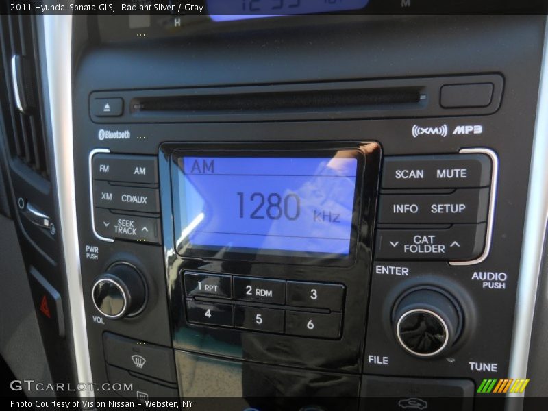 Radiant Silver / Gray 2011 Hyundai Sonata GLS