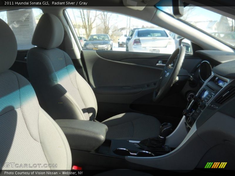Radiant Silver / Gray 2011 Hyundai Sonata GLS