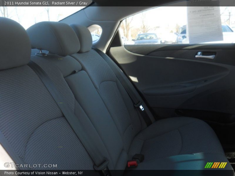 Radiant Silver / Gray 2011 Hyundai Sonata GLS