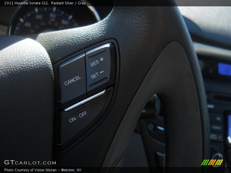 Radiant Silver / Gray 2011 Hyundai Sonata GLS