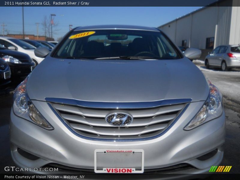 Radiant Silver / Gray 2011 Hyundai Sonata GLS