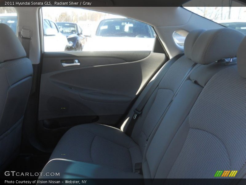 Radiant Silver / Gray 2011 Hyundai Sonata GLS
